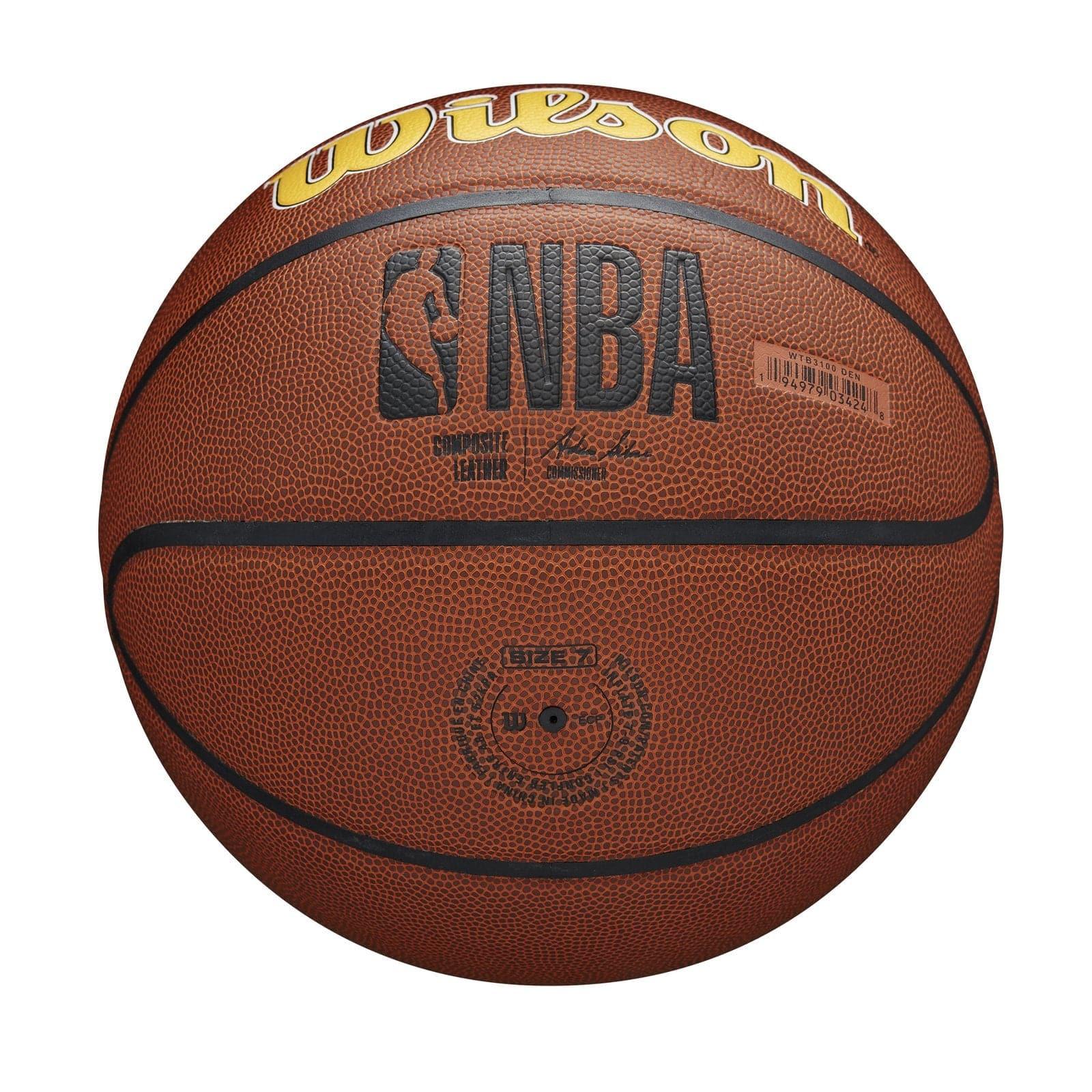 Wilson Sporting Goods Balls Denver Nuggets Wilson NBA Team Full Size Basketball Ball
