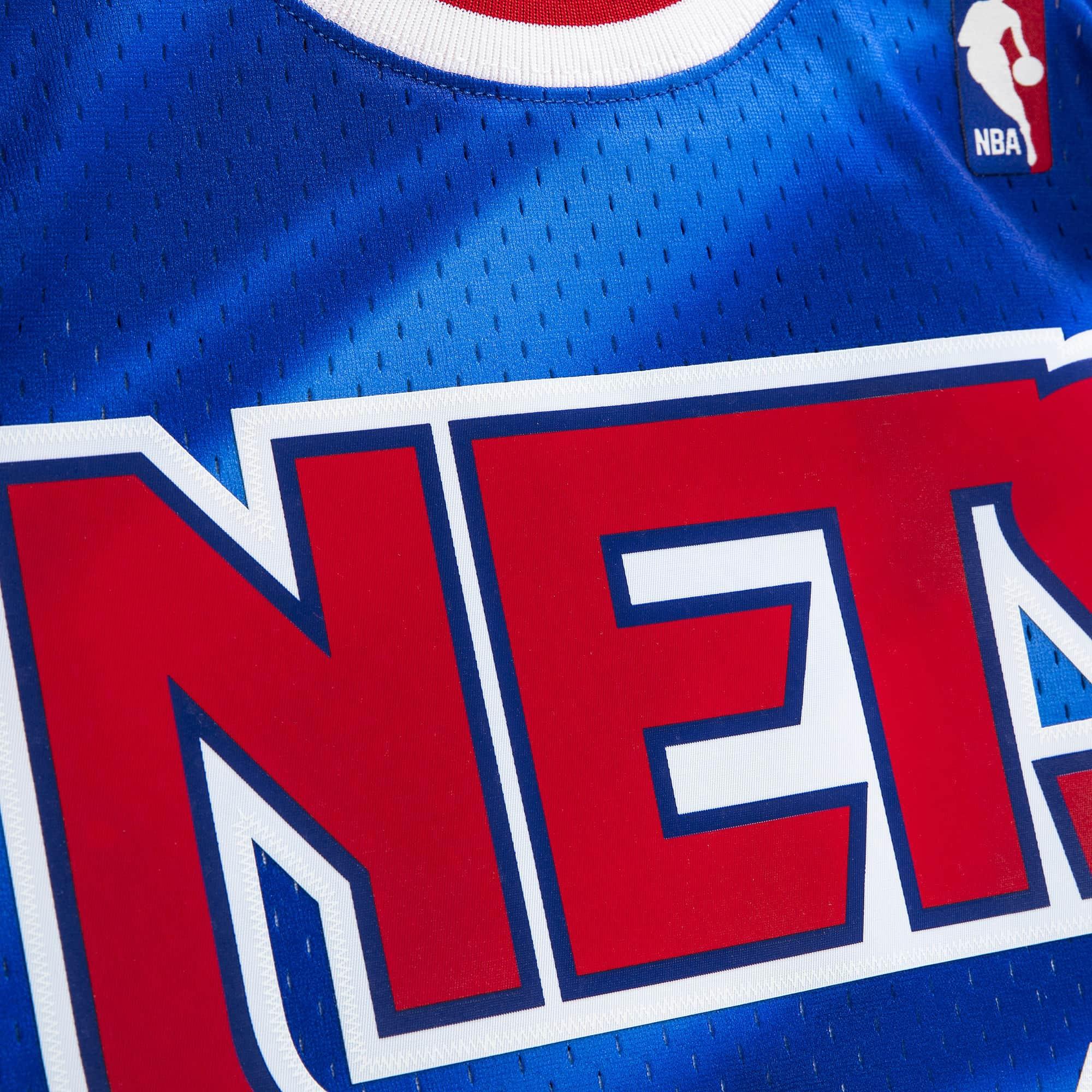 Mitchell And Ness Jerseys Derrick Cole Brooklyn Nets Mitchell & Ness NBA 90-91 Road Swingman Jersey - Blue