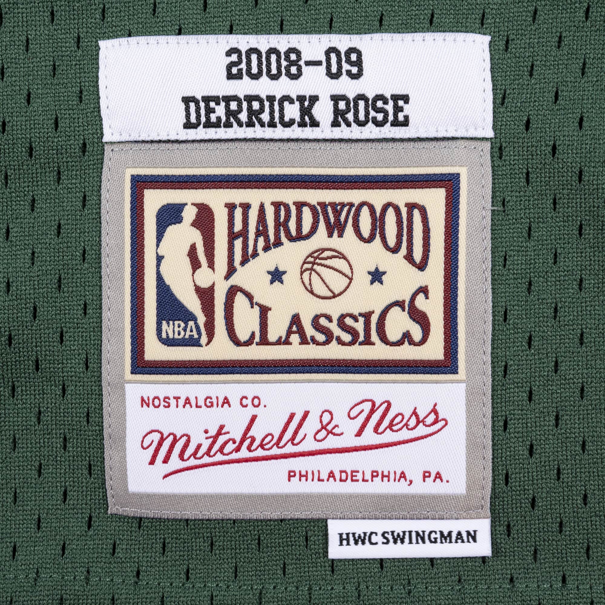 Mitchell And Ness Jerseys Derrick Rose Chicago Bulls 08-09 Alt Mitchell & Ness NBA Swingman Jersey - Green