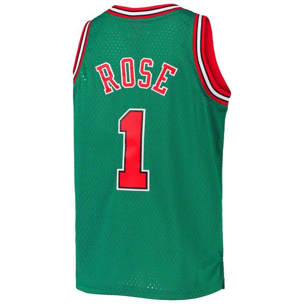 Mitchell And Ness Jerseys Derrick Rose Chicago Bulls 08-09 Alt Mitchell & Ness NBA Swingman Jersey - Green