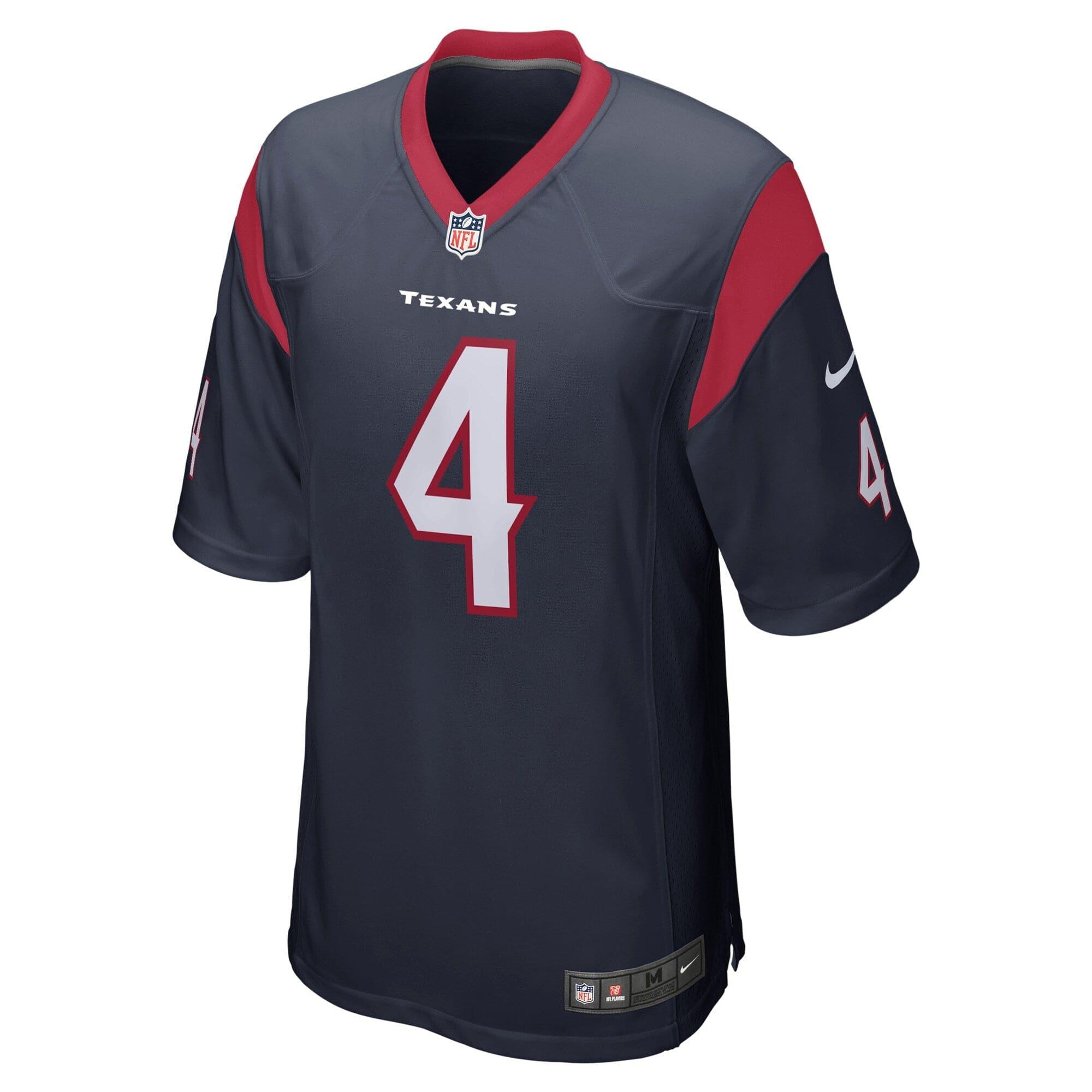 Nike Jerseys Deshaun Watson Houston Texans Nike NFL Game Jersey - Navy