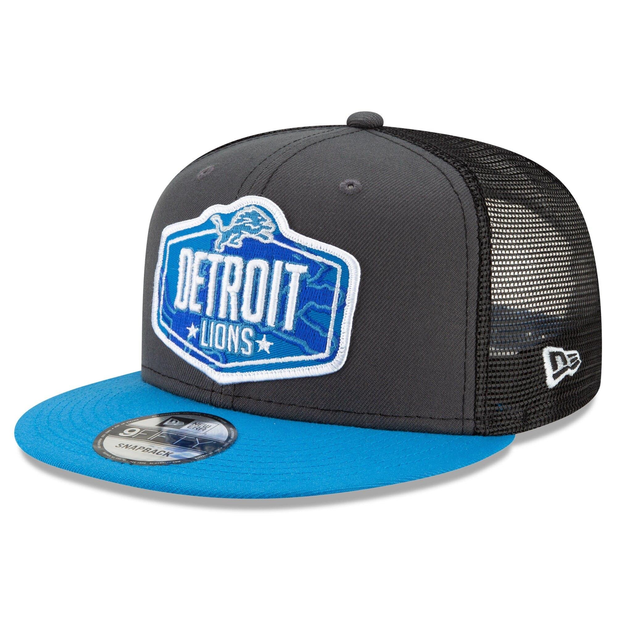 New Era Caps Detroit Lions New Era 2021 NFL Draft 9FIFTY Snapback Hat - Graphite