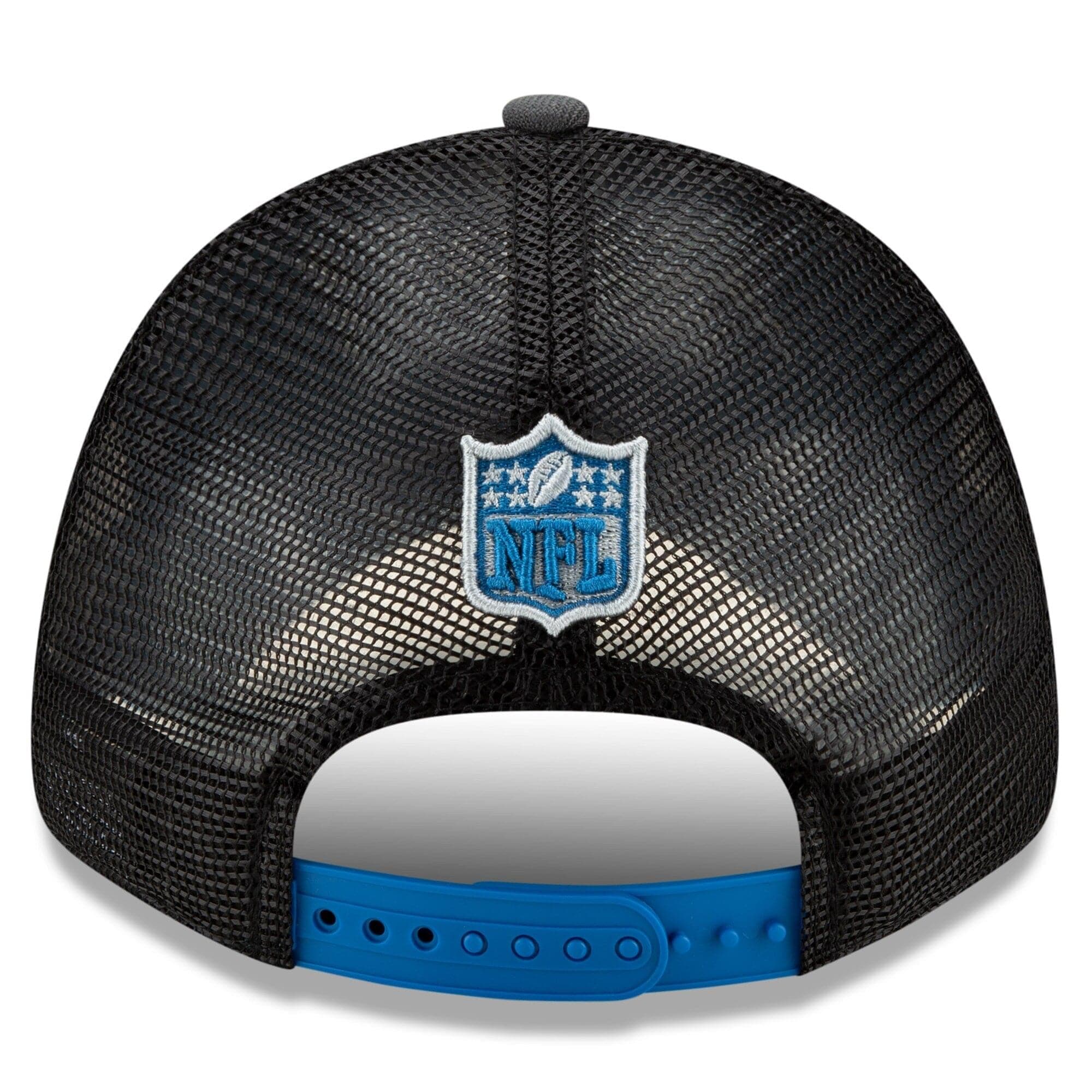 New Era Caps Detroit Lions New Era 2021 NFL Draft 9FORTY Snapback Curve Hat - Graphite