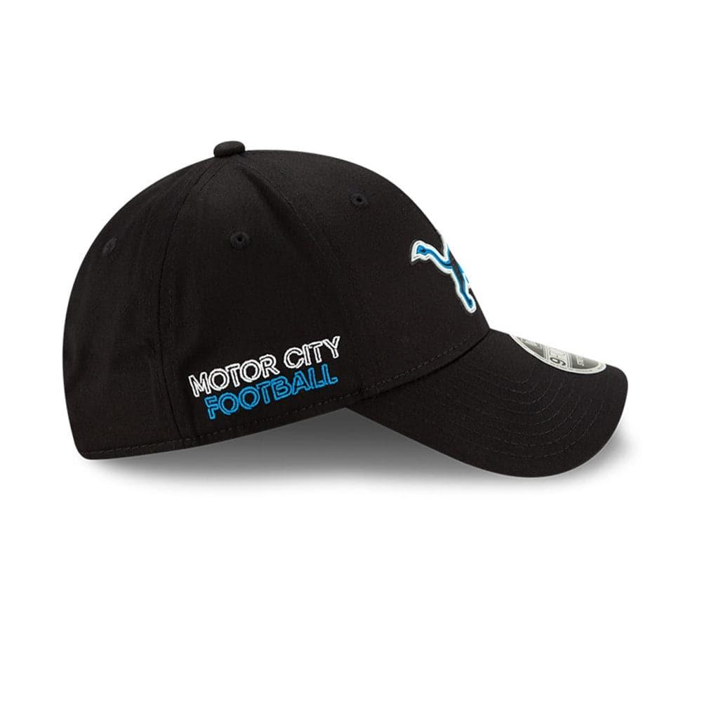 New Era Caps Detroit Lions New Era NFL 2020 Draft 9FORTY Stretch Snapback Curve Hat - Black
