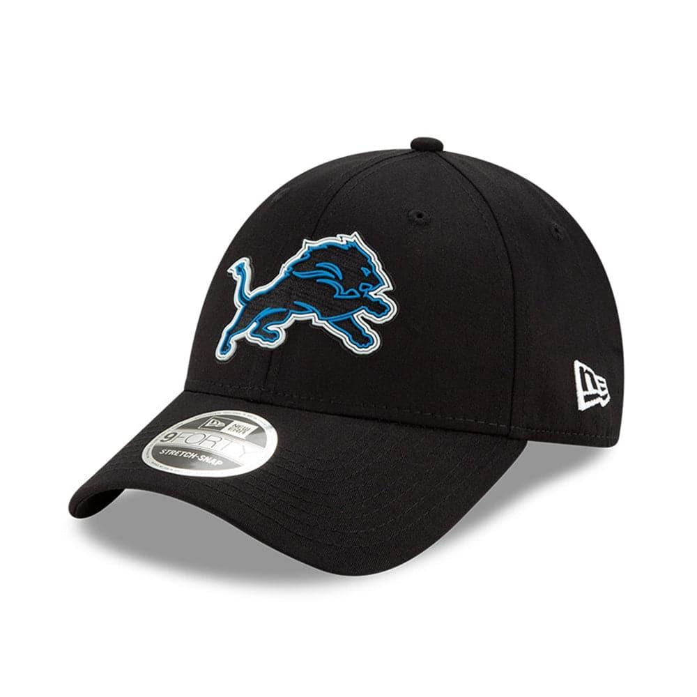 New Era Caps Detroit Lions New Era NFL 2020 Draft 9FORTY Stretch Snapback Curve Hat - Black