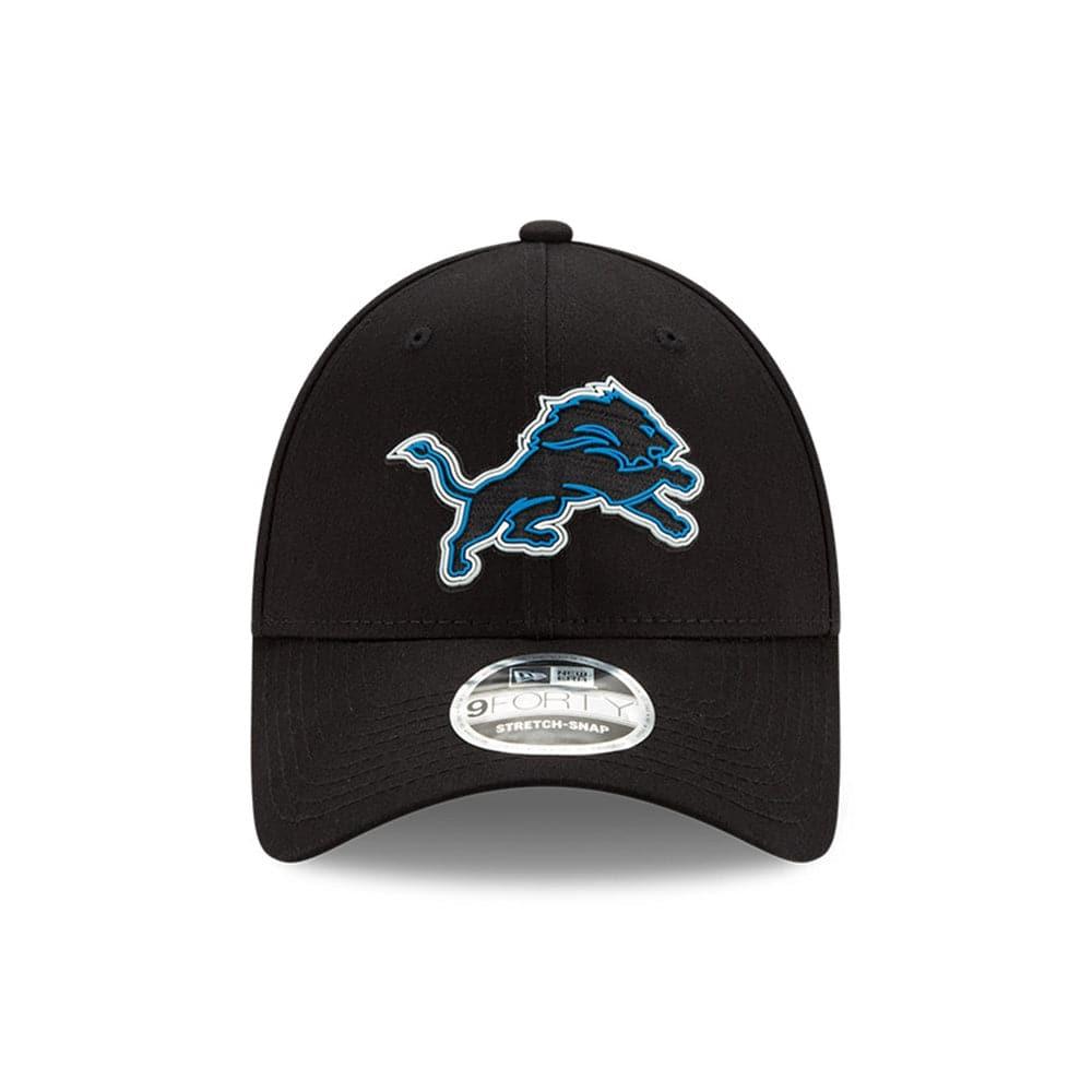 New Era Caps Detroit Lions New Era NFL 2020 Draft 9FORTY Stretch Snapback Curve Hat - Black