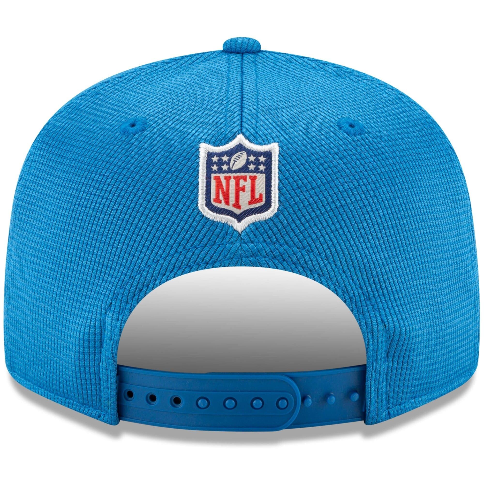New Era Caps Detroit Lions New Era NFL 2021 Sideline Home 9FIFTY Snapback Hat - Blue