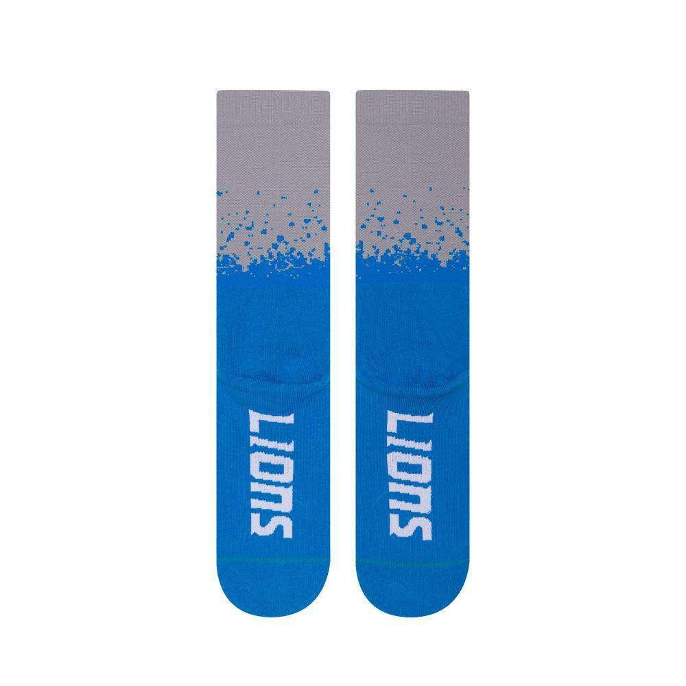 Stance Socks Large (9-12 US) Detroit Lions Stance NFL Fade Crew Socks - Grey