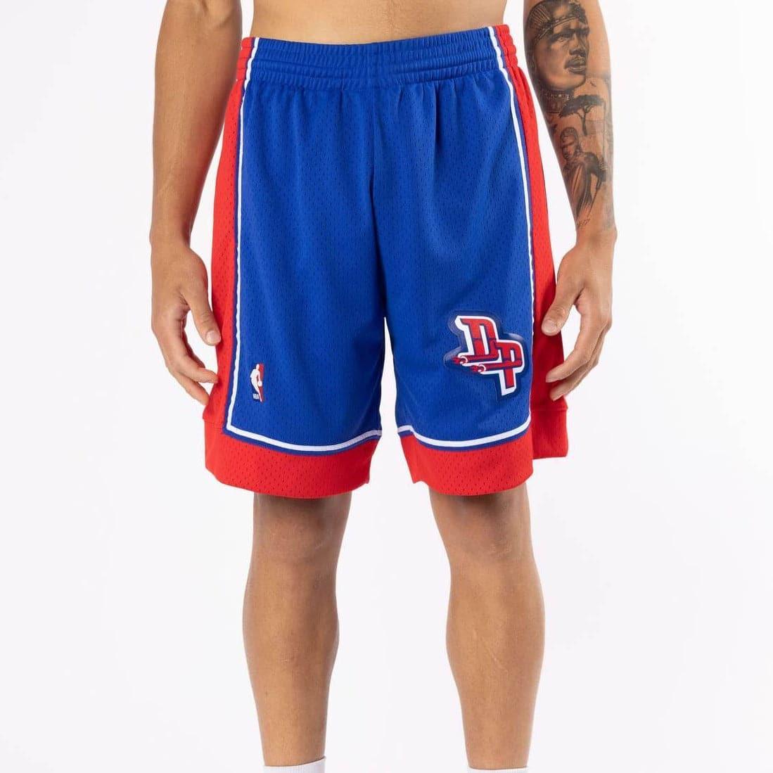 Mitchell And Ness Shorts Detroit Pistons Mitchell & Ness NBA Reload 2.0 98-99 Swingman Shorts - Blue