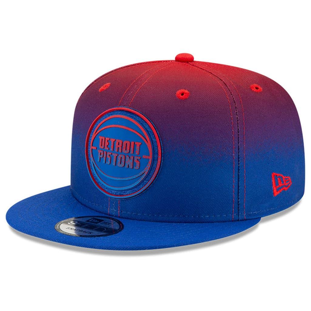 New Era Caps Detroit Pistons New Era NBA 2021 Back Half 9FIFTY Snapback Hat - Red