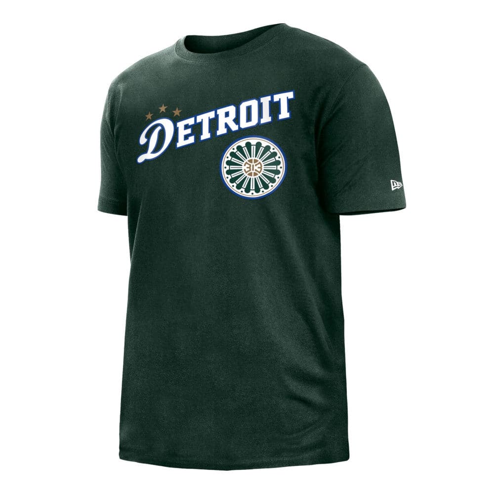 New Era T-Shirts Detroit Pistons New Era NBA 22-23 City Edition T-Shirt - Green