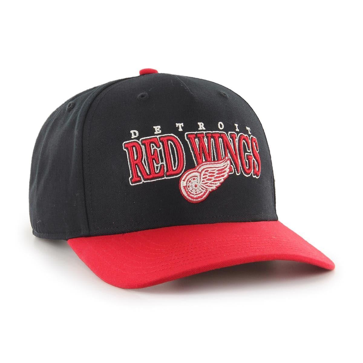 47 Brand Caps Detroit Red Wings ‘47 NHL Gojo MVP DP Pre-Curved Snapback Hat - Black