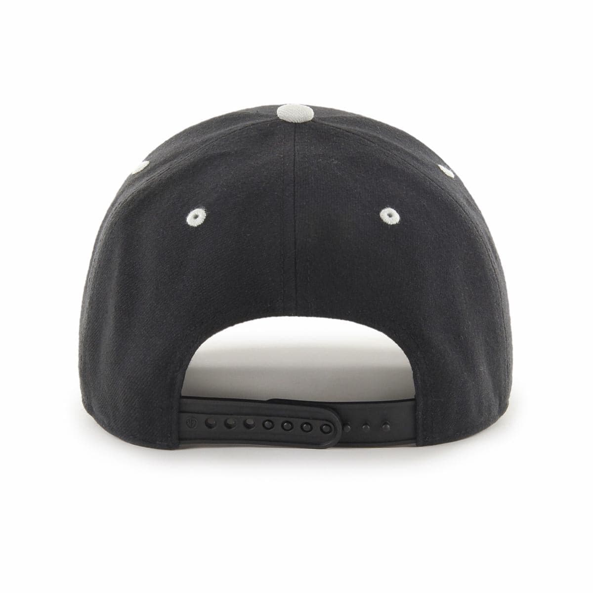 47 Brand Caps Detroit Red Wings '47 NHL Grey Pop MVP DP Pre-Curved Snapback Hat - Black