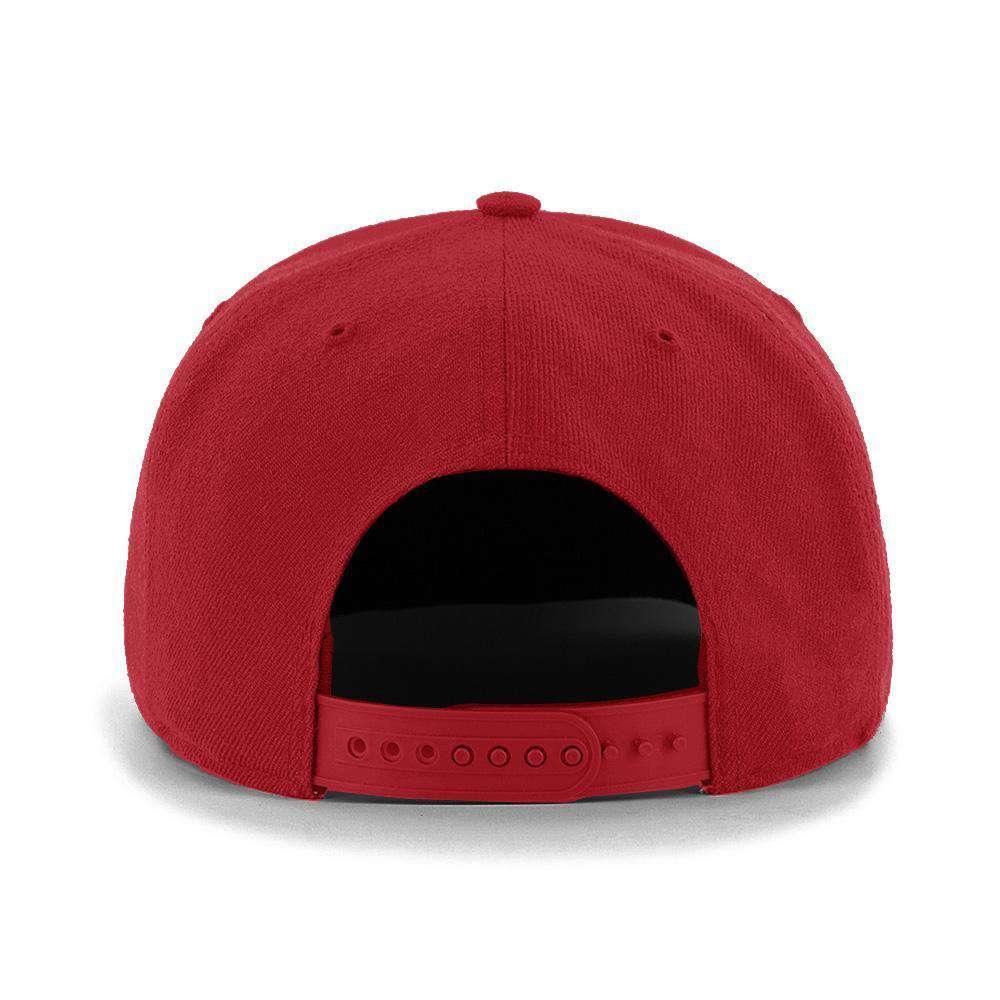 47 Brand Caps Detroit Red Wings '47 NHL Team Audible DB Pre-Curved Snapback Hat - Red