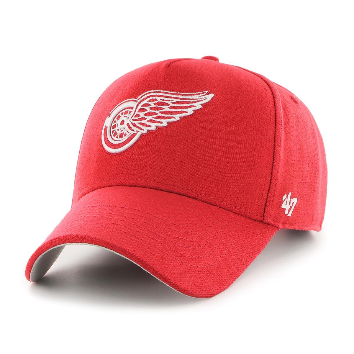 47 Brand Caps Detroit Red Wings ‘47 NHL Team MVP DT Pinch Curve Snapback Hat - Red