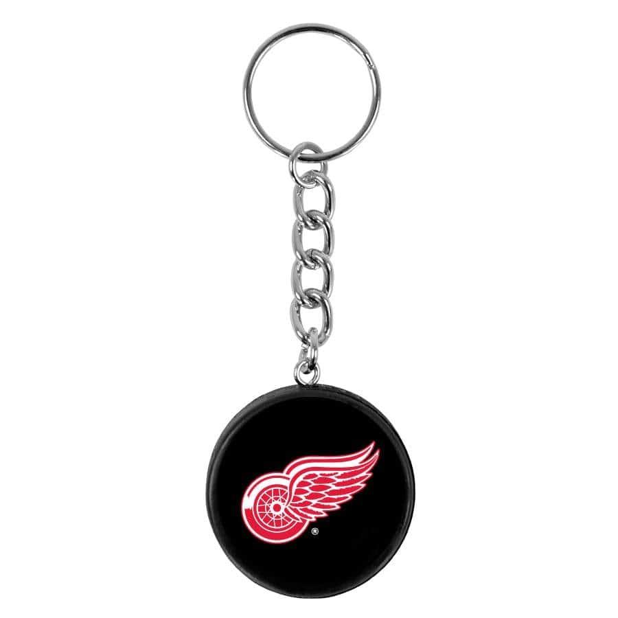 Inglasco Accessories Detroit Red Wings Inglasco NHL 1.5” Mini Puck Plastic Keychain