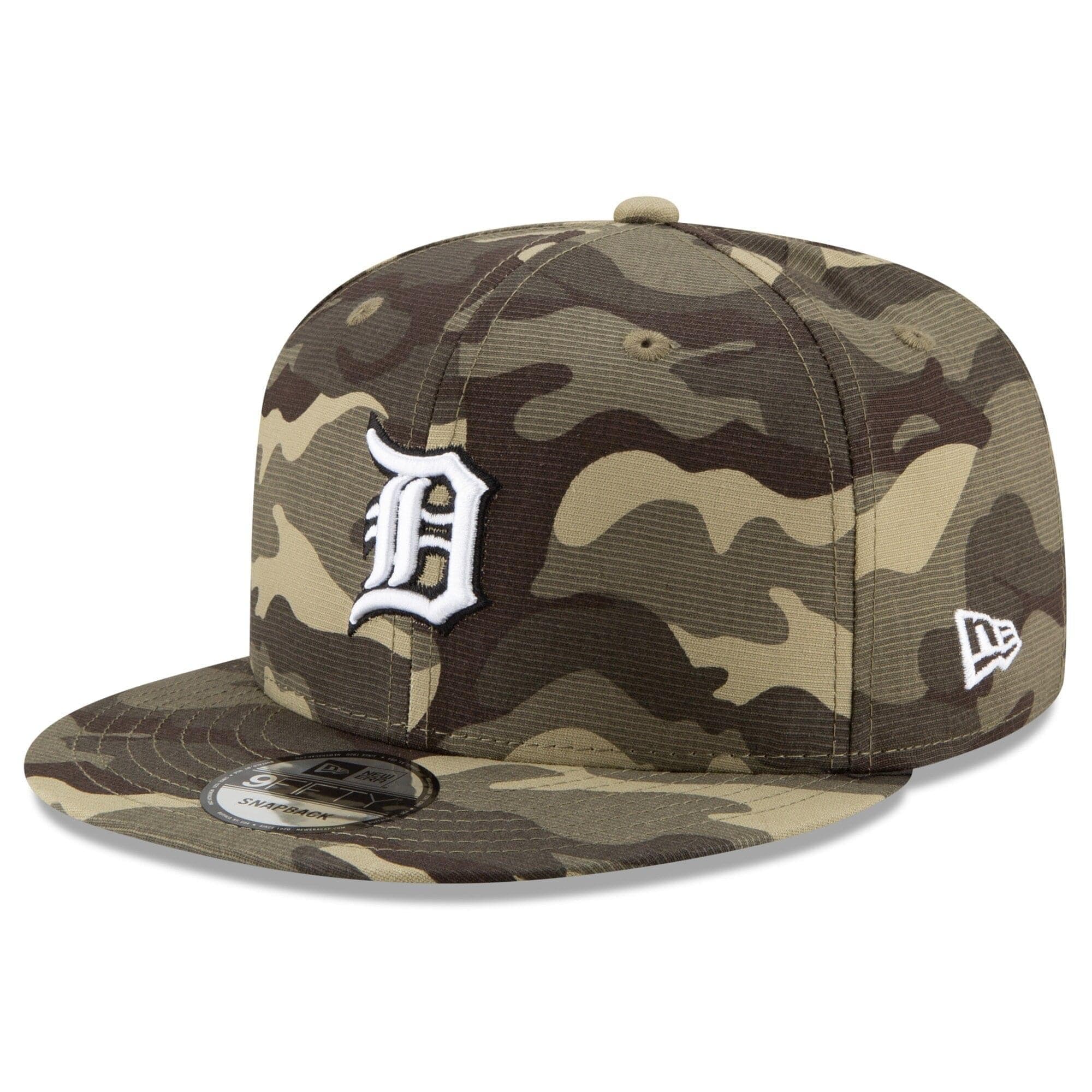 New Era Caps Detroit Tigers New Era MLB 2021 Armed Forces 9FIFTY Snapback Hat - Camo