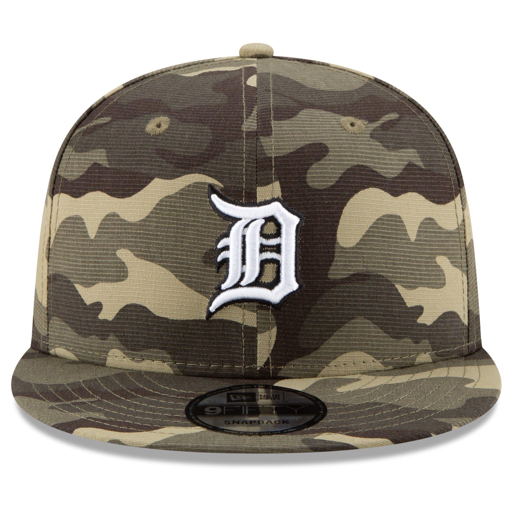 New Era Caps Detroit Tigers New Era MLB 2021 Armed Forces 9FIFTY Snapback Hat - Camo