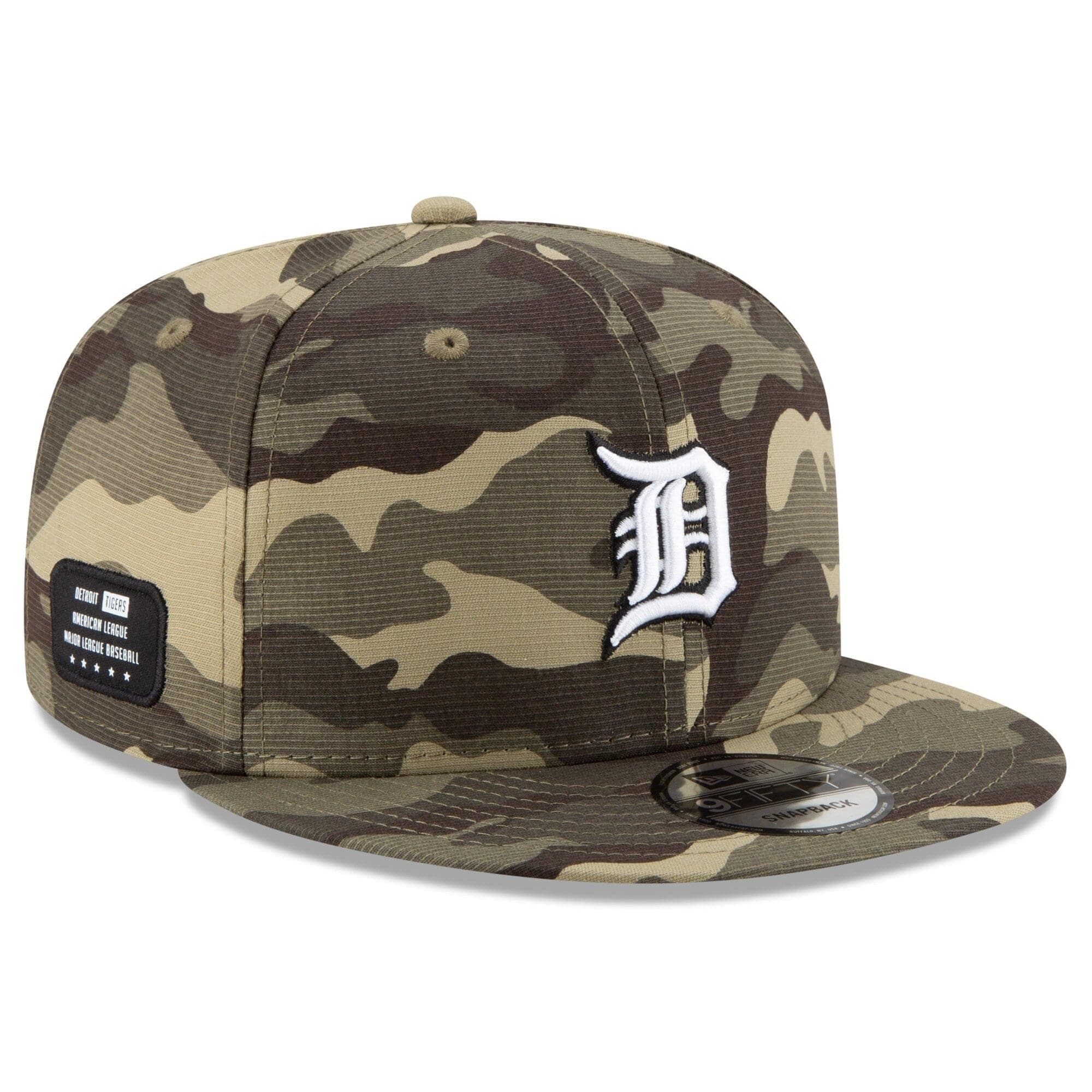 New Era Caps Detroit Tigers New Era MLB 2021 Armed Forces 9FIFTY Snapback Hat - Camo