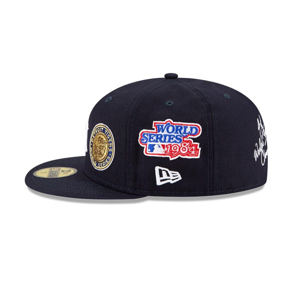 New Era Caps Detroit Tigers New Era MLB Champions Patch 59FIFTY Fitted Hat - Navy