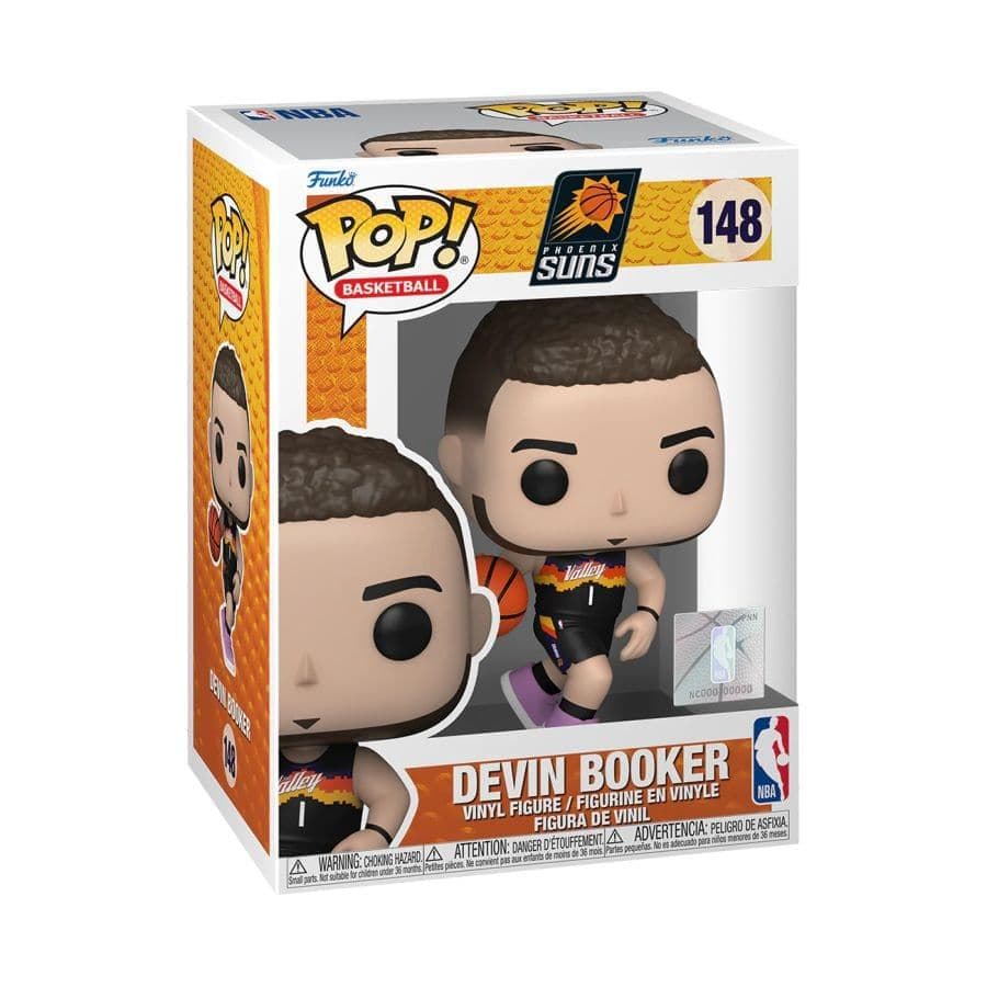 Funko Figures Devin Booker Phoenix Suns Funko NBA City Edition Pop 3.75" Figure - Black