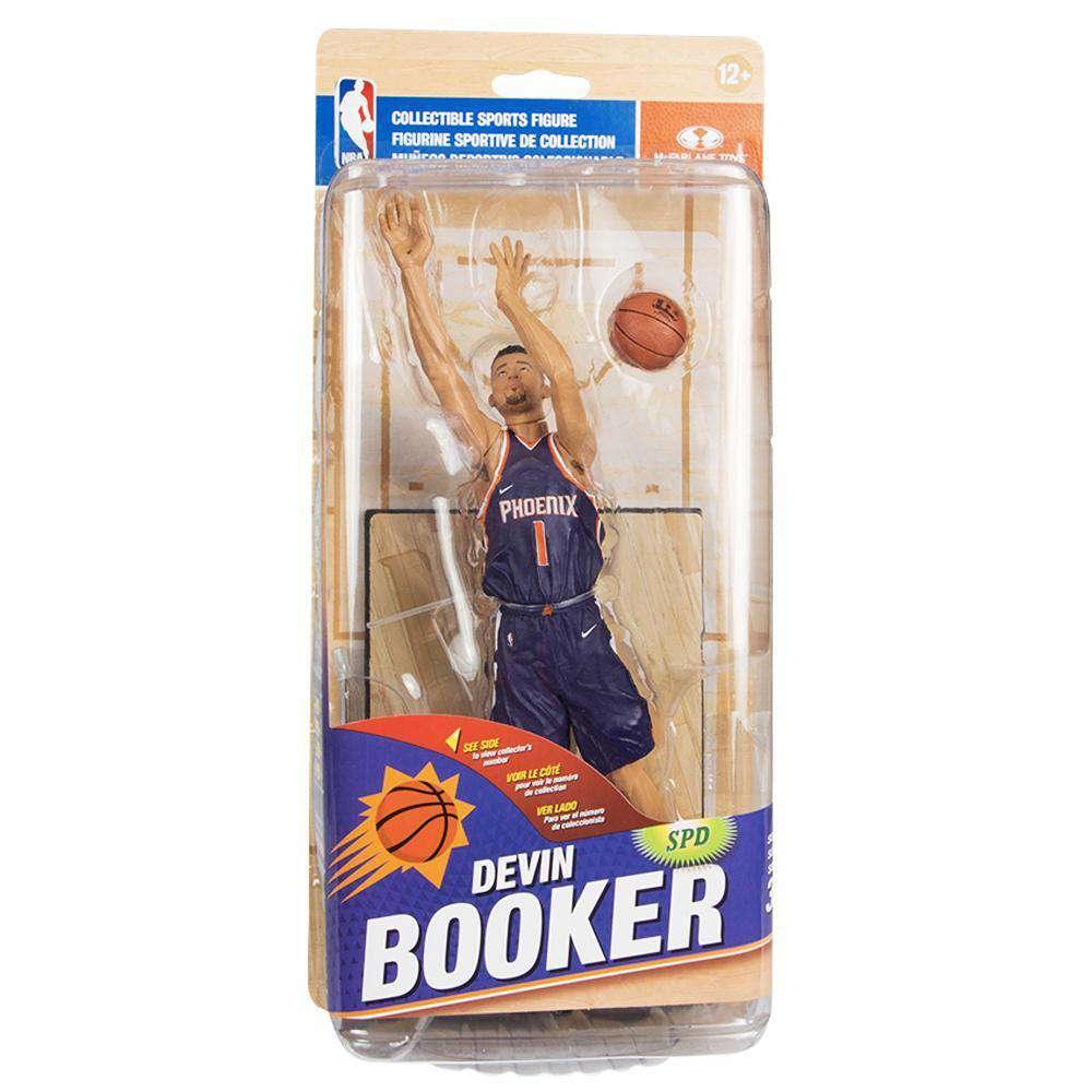 McFarlane Toys Figures Devin Booker Phoenix Suns McFarlane NBA Series 32 7" Figure - Purple