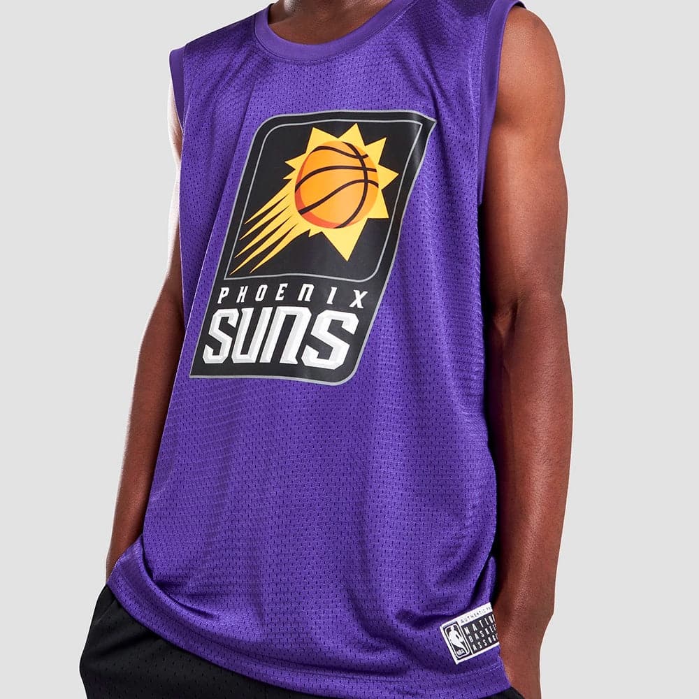NBA Essentials Jerseys Devin Booker Phoenix Suns NBA Essentials Name & Number Mesh Jersey - Purple
