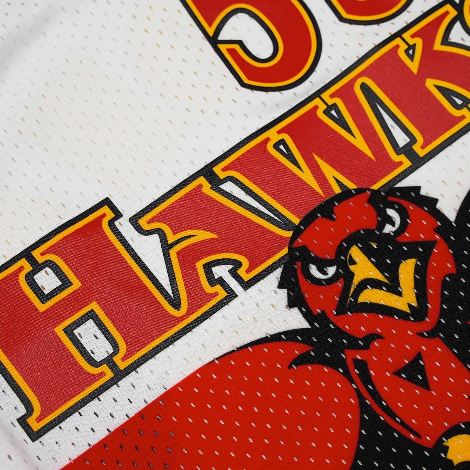 Mitchell And Ness Jerseys Dikembe Mutombo Atlanta Hawks Mitchell & Ness NBA 96-97 Home Swingman Jersey - White