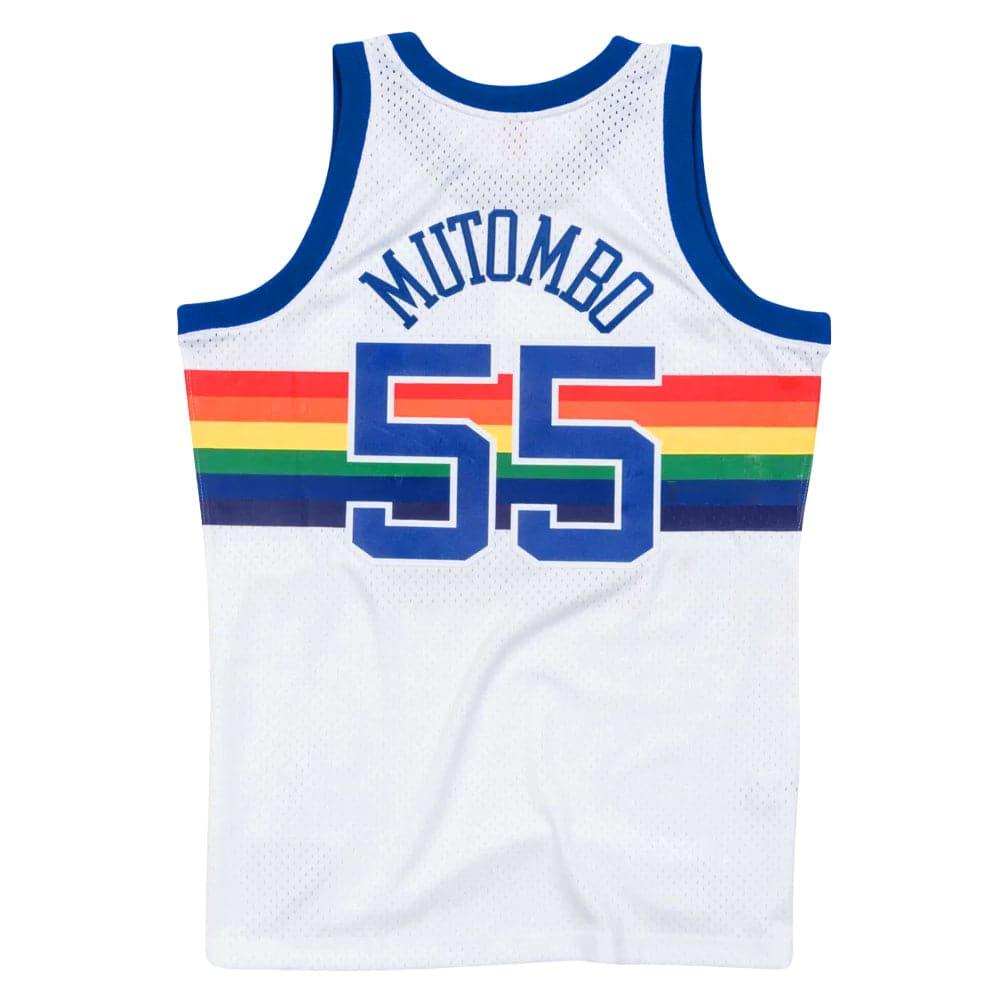 Mitchell And Ness Jerseys Dikembe Mutombo Denver Nuggets Mitchell & Ness NBA 96-97 Swingman Jersey - White