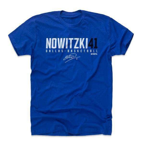 500 Level T-Shirts Dirk Nowitzki Dallas Mavericks 500 Level NBA Nowitzki41 T-Shirt - Royal Blue