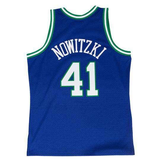 Mitchell And Ness Jerseys Dirk Nowitzki Dallas Mavericks Mitchell & Ness NBA Swingman Jersey - Blue