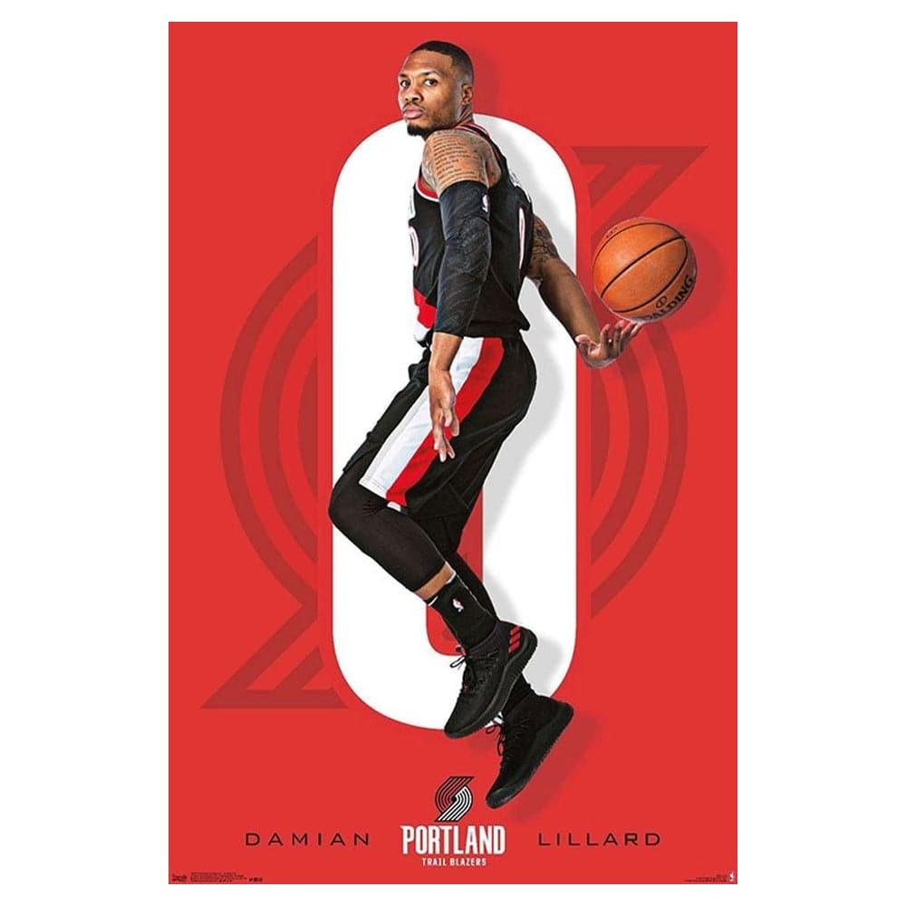 Damian Lillard Portland Trail Blazers Trends NBA 57 x 86cm Poster