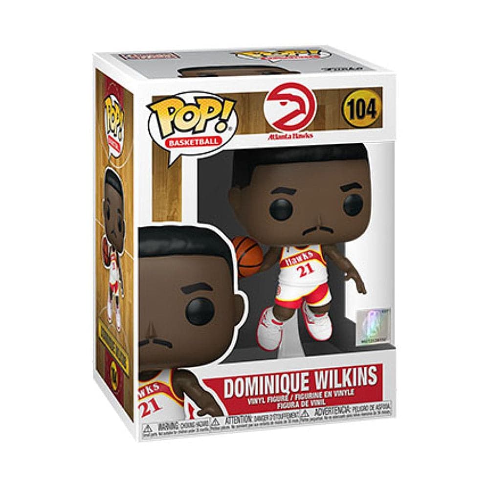 Funko Figures Dominique Wilkins Atlanta Hawks Home Funko NBA Legends Pop 3.75" Figure - Home