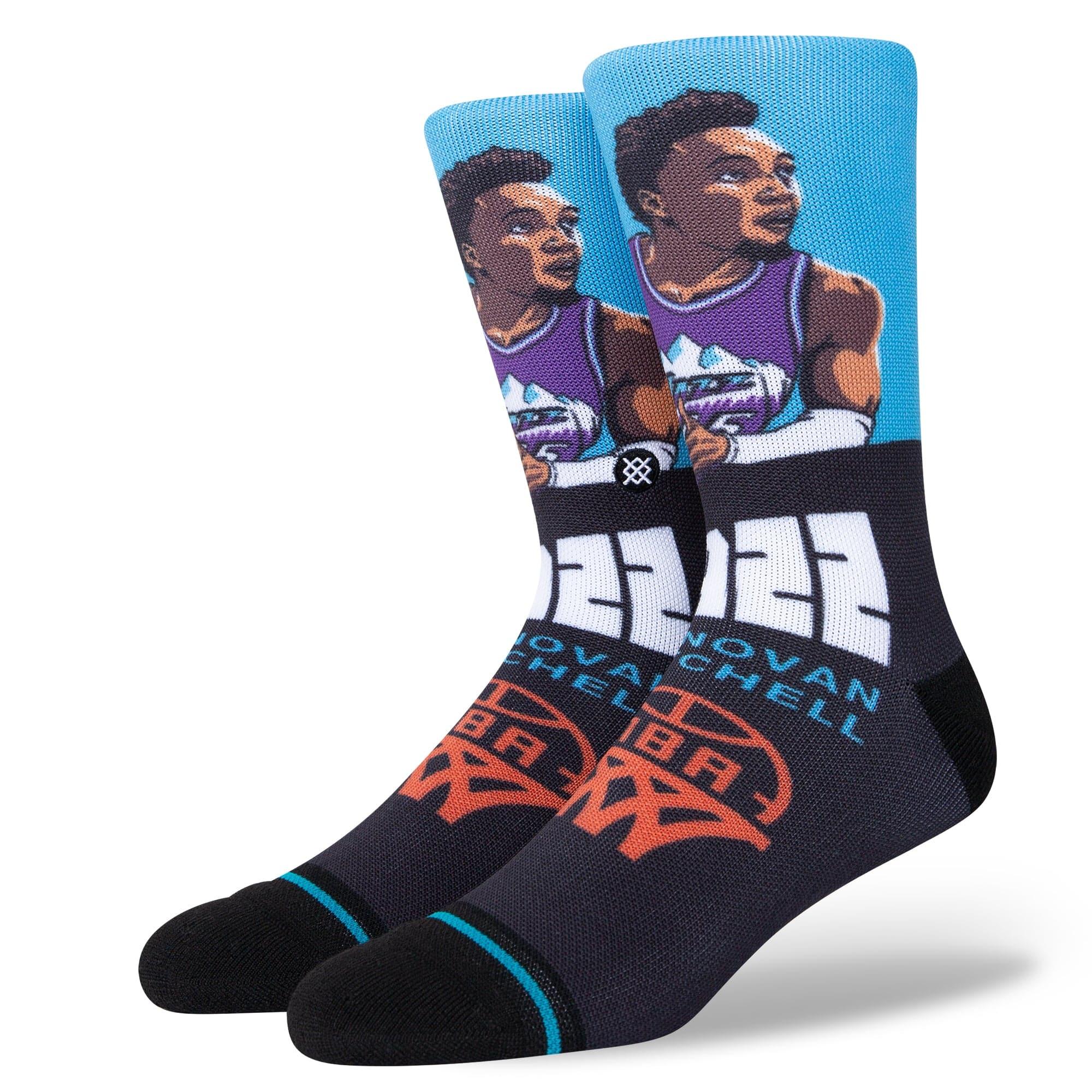 Stance Socks Donovan Mitchell Utah Jazz Stance NBA Graded Crew Socks - Blue