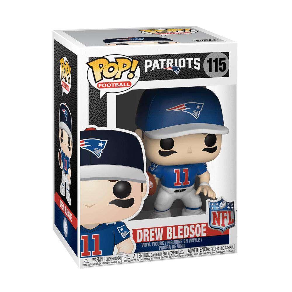 Funko Figures Drew Bledsoe New England Patriots NFL Legends Funko Pop Vinyl 3.75" Figure - Blue