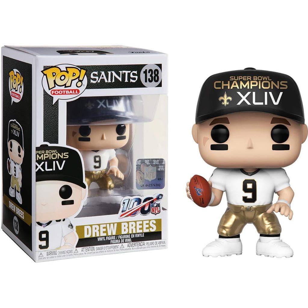 Funko Figures Drew Brees New Orleans Saints NFL Funko Pop Vinyl 3.75" 138 Figure - SB Champions XLIV