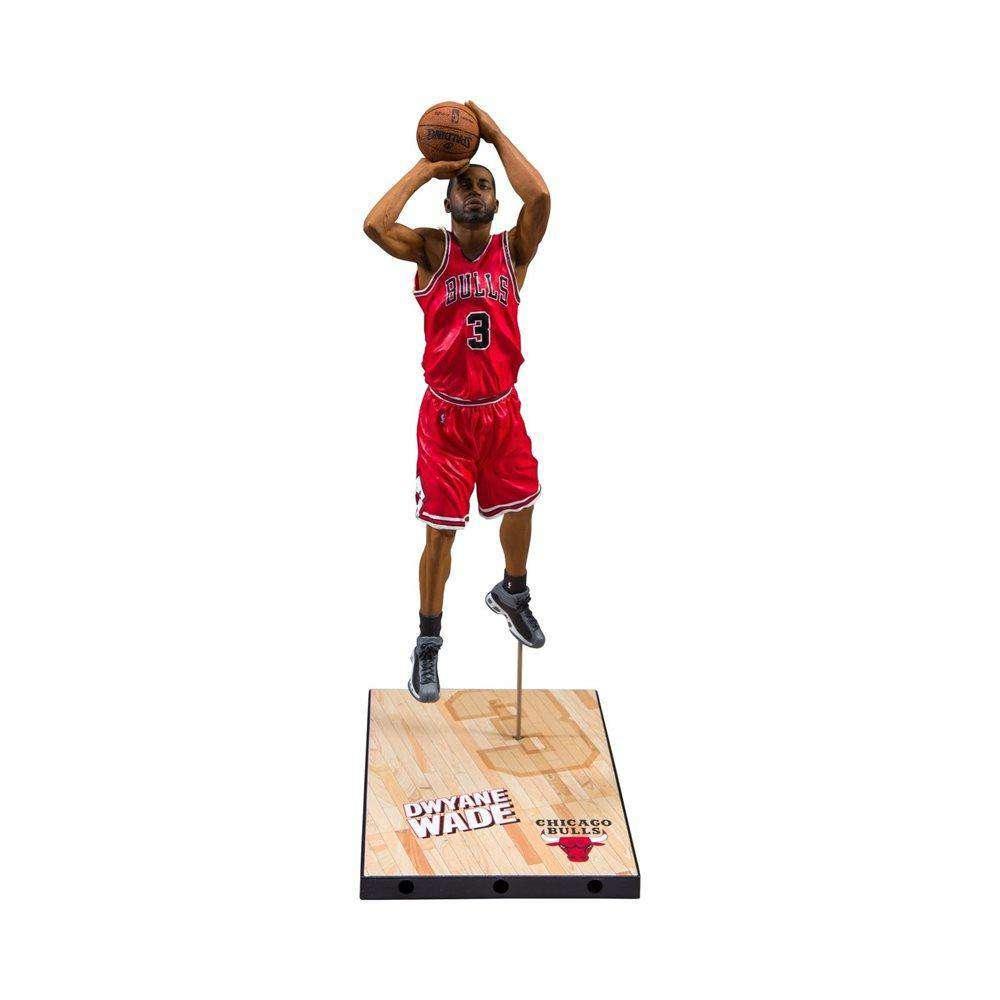 McFarlane Toys Figures Dwyane Wade Chicago Bulls McFarlane NBA Series 30 7" Figure - Red