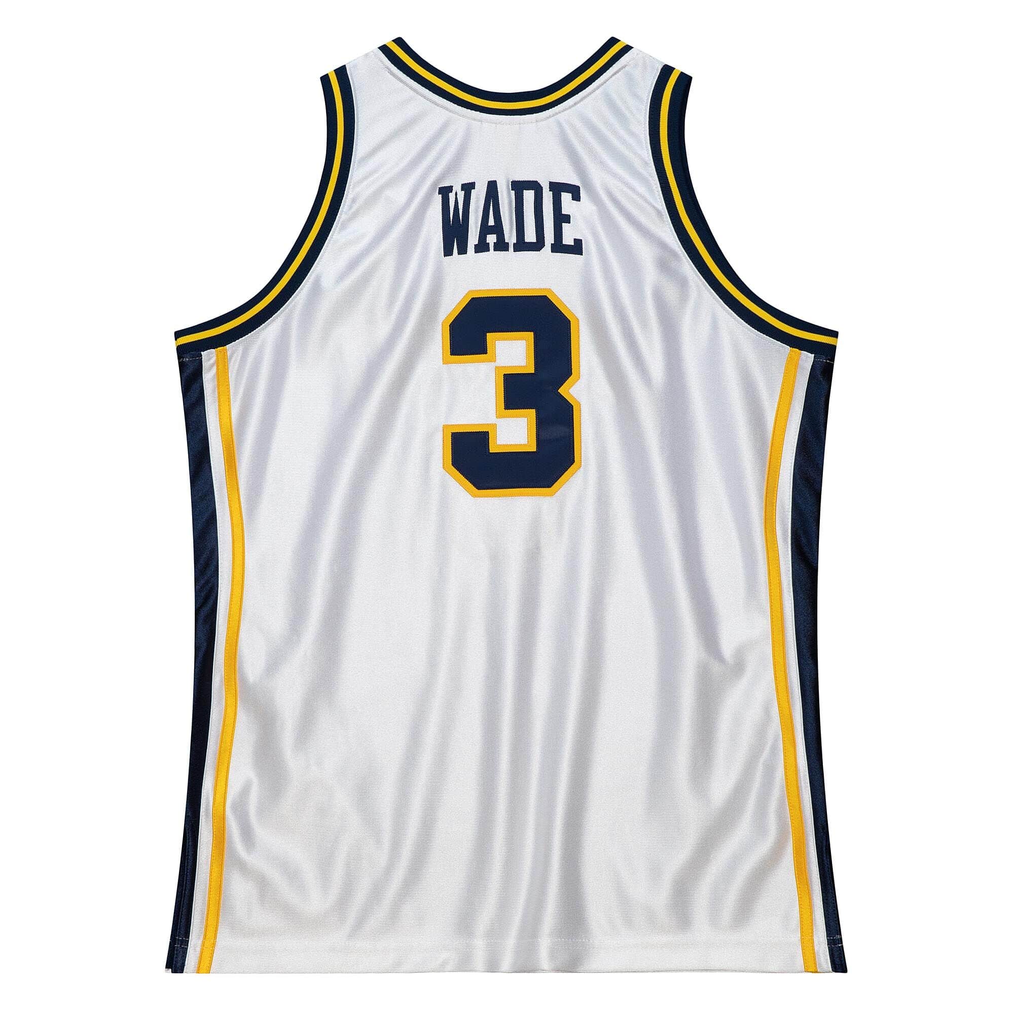 Mitchell And Ness Jerseys Dwyane Wade Marquette Golden Eagles 02-03 Mitchell & Ness NCAA Authentic Jersey - White