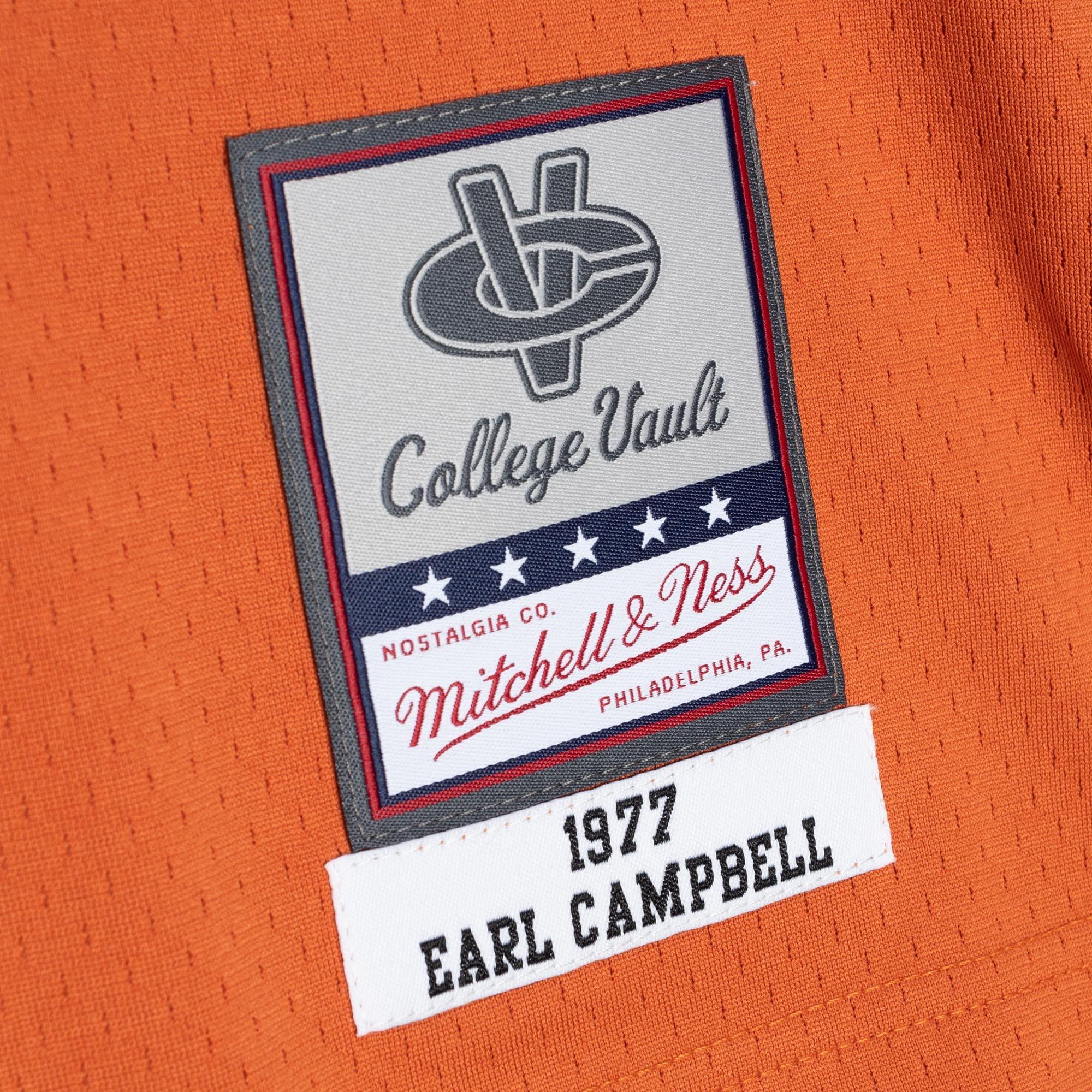 Mitchell And Ness Jerseys Earl Campbell Texas Longhorns 77-78 Mitchell & Ness NCAA Throwback Legacy Jersey - Orange