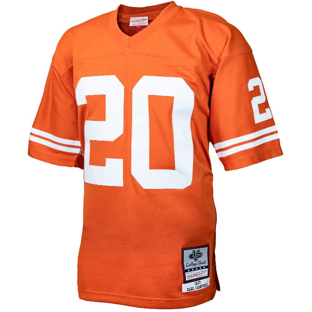 Mitchell And Ness Jerseys Earl Campbell Texas Longhorns 77-78 Mitchell & Ness NCAA Throwback Legacy Jersey - Orange