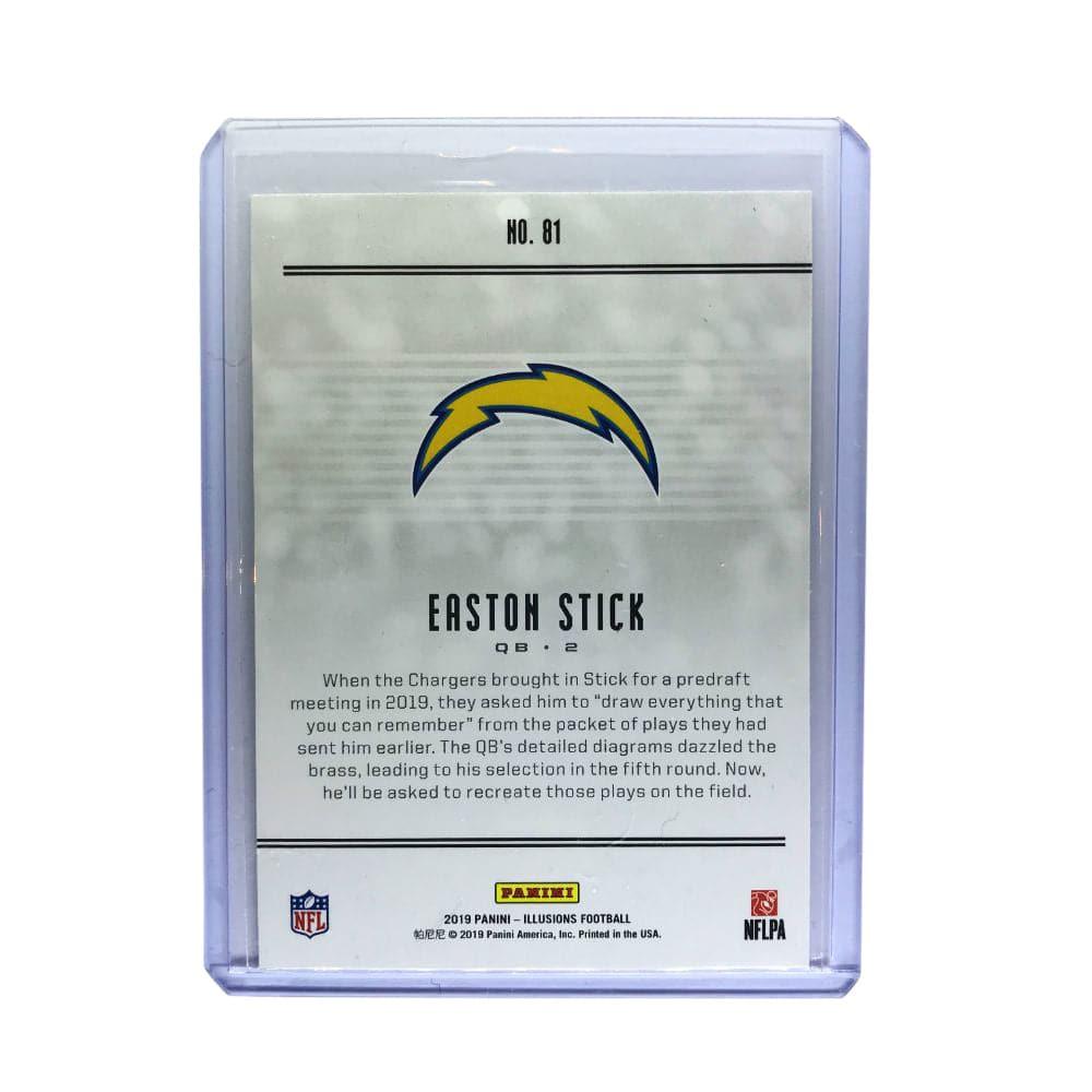 Panini Cards Easton Stick Los Angeles Chargers 2019 Panini Illusions NFL Rookie Pink 61/75 Card