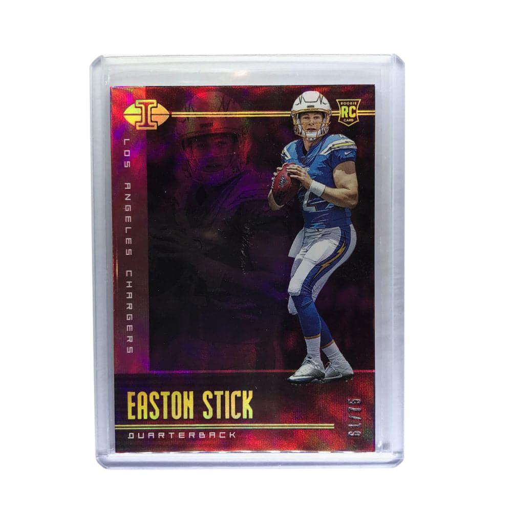 Panini Cards Easton Stick Los Angeles Chargers 2019 Panini Illusions NFL Rookie Pink 61/75 Card