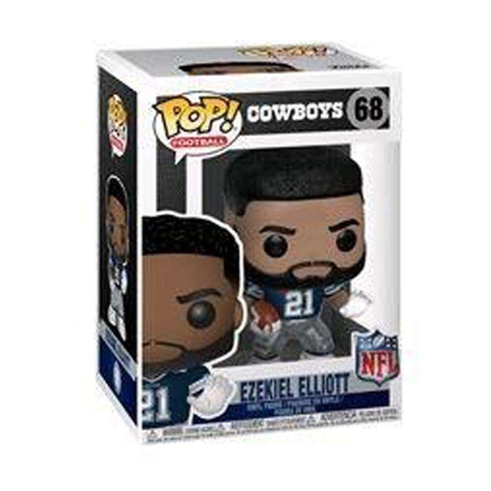 Ezekiel Elliott Dallas Cowboys NFL Funko Pop Vinyl 3.75" 68 Figure - Navy