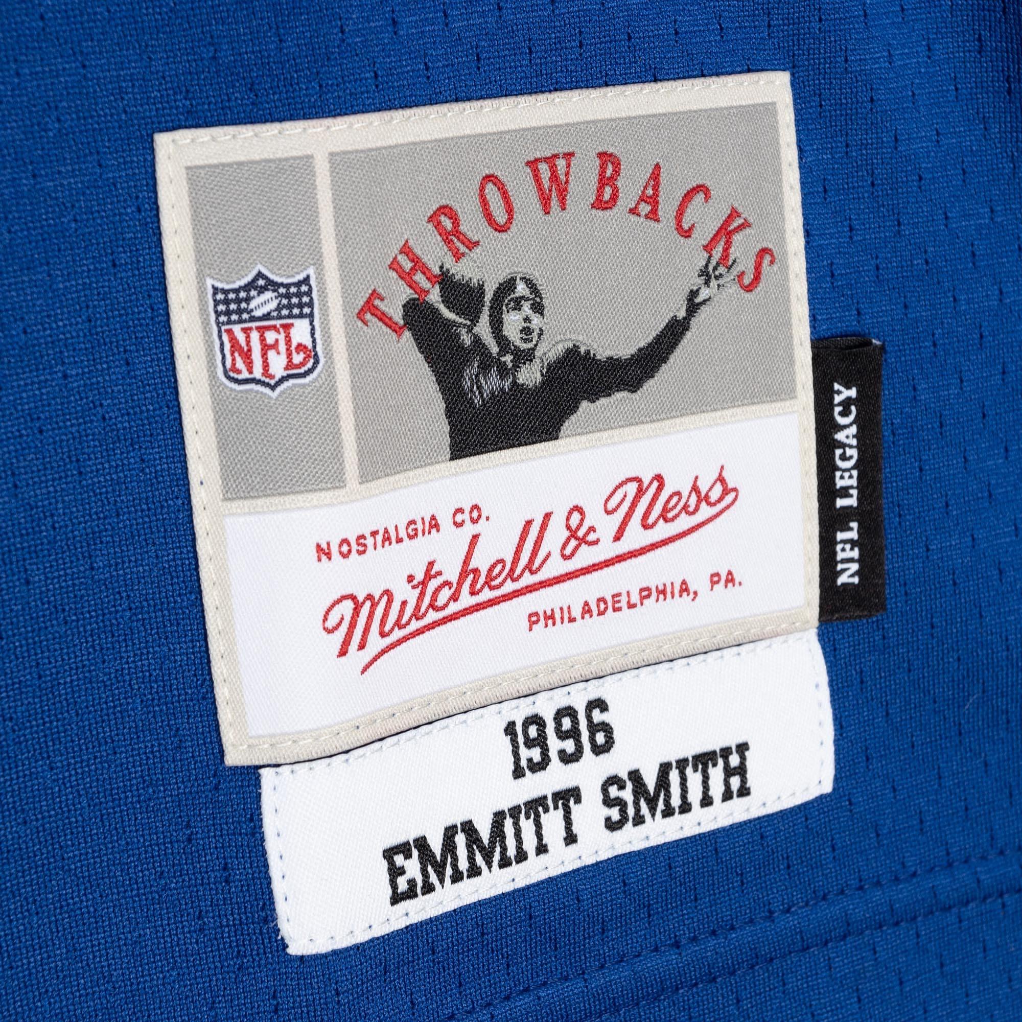 Mitchell And Ness Jerseys Emmitt Smith Dallas Cowboys 96-97 Mitchell & Ness NFL Throwback Legacy Jersey - Navy