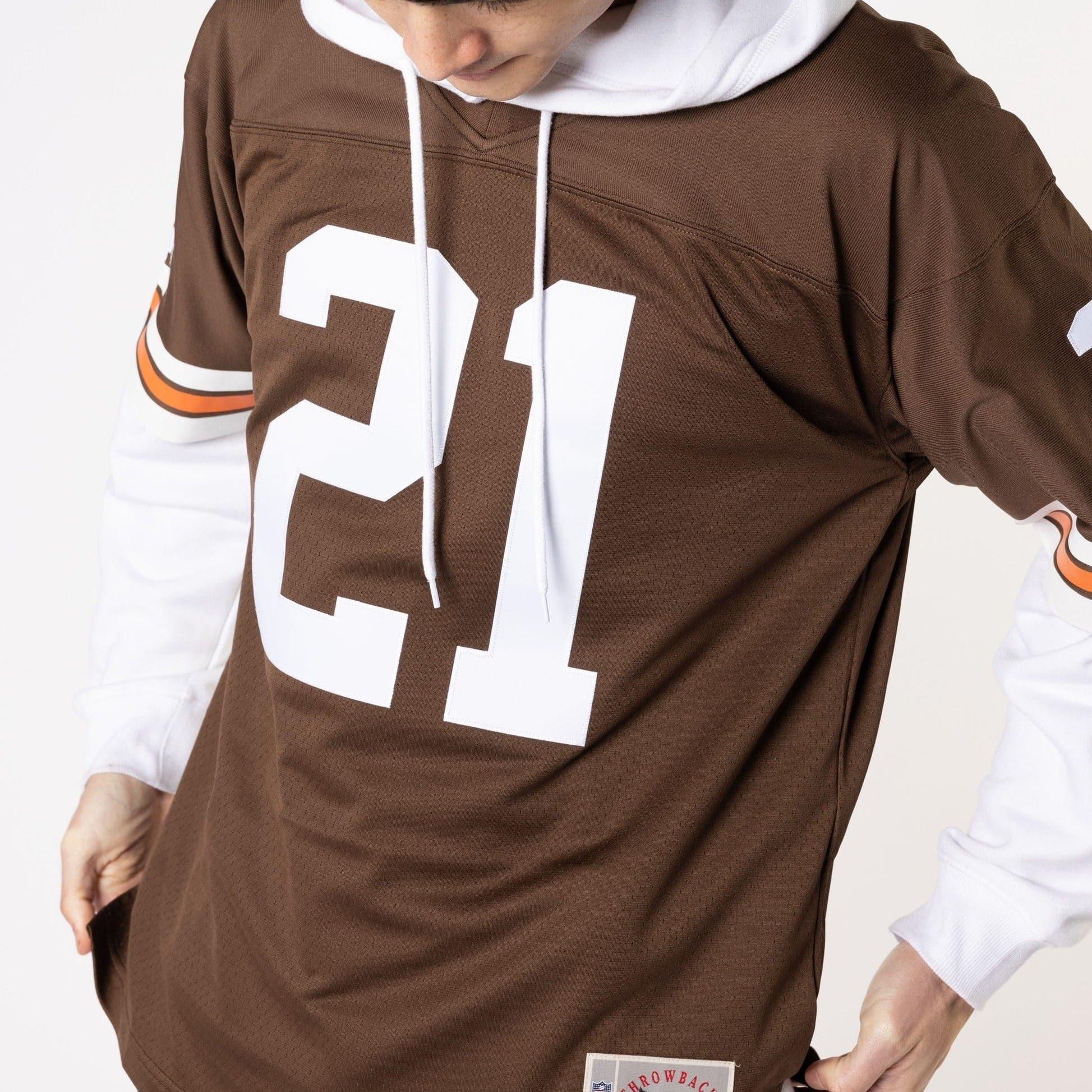 Mitchell And Ness Jerseys Eric Metcalf Cleveland Browns Mitchell & Ness NFL 1989 Legacy Jersey - Brown
