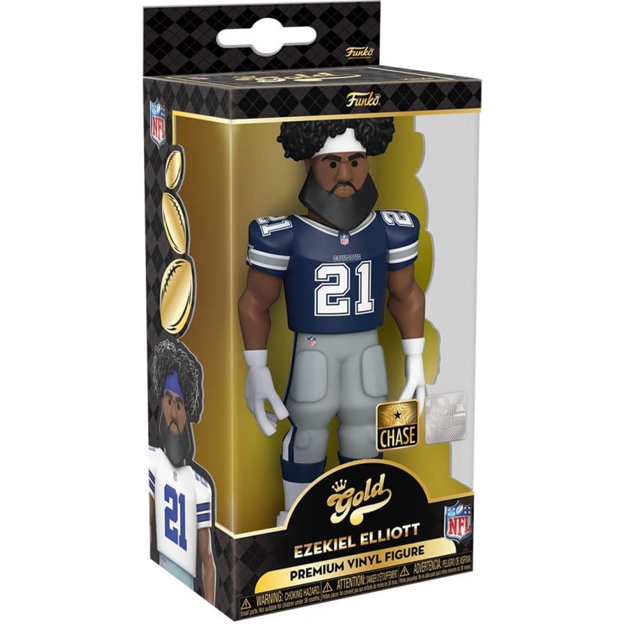 Funko Figures Ezekiel Elliott Dallas Cowboys Funko NFL 5" Vinyl Gold Figure