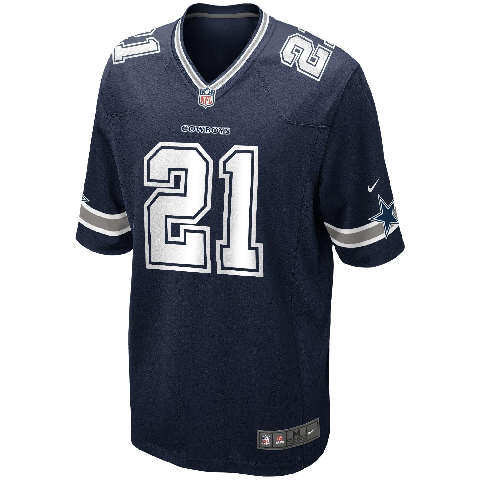 Nike Jerseys Ezekiel Elliott Dallas Cowboys Nike NFL Game Jersey - Navy