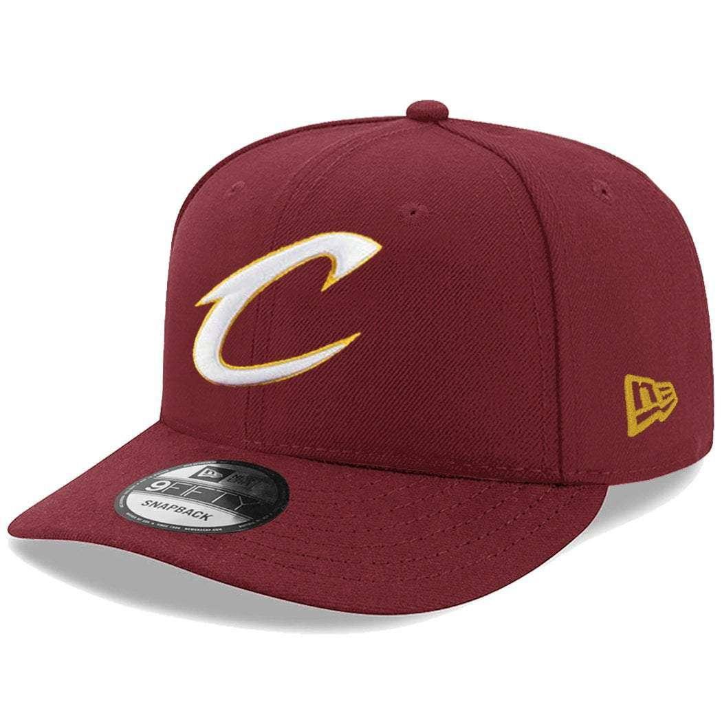 Cleveland Cavaliers New Era NBA Team Pre-Curved 9FIFTY Snapback Hat - Cardinal