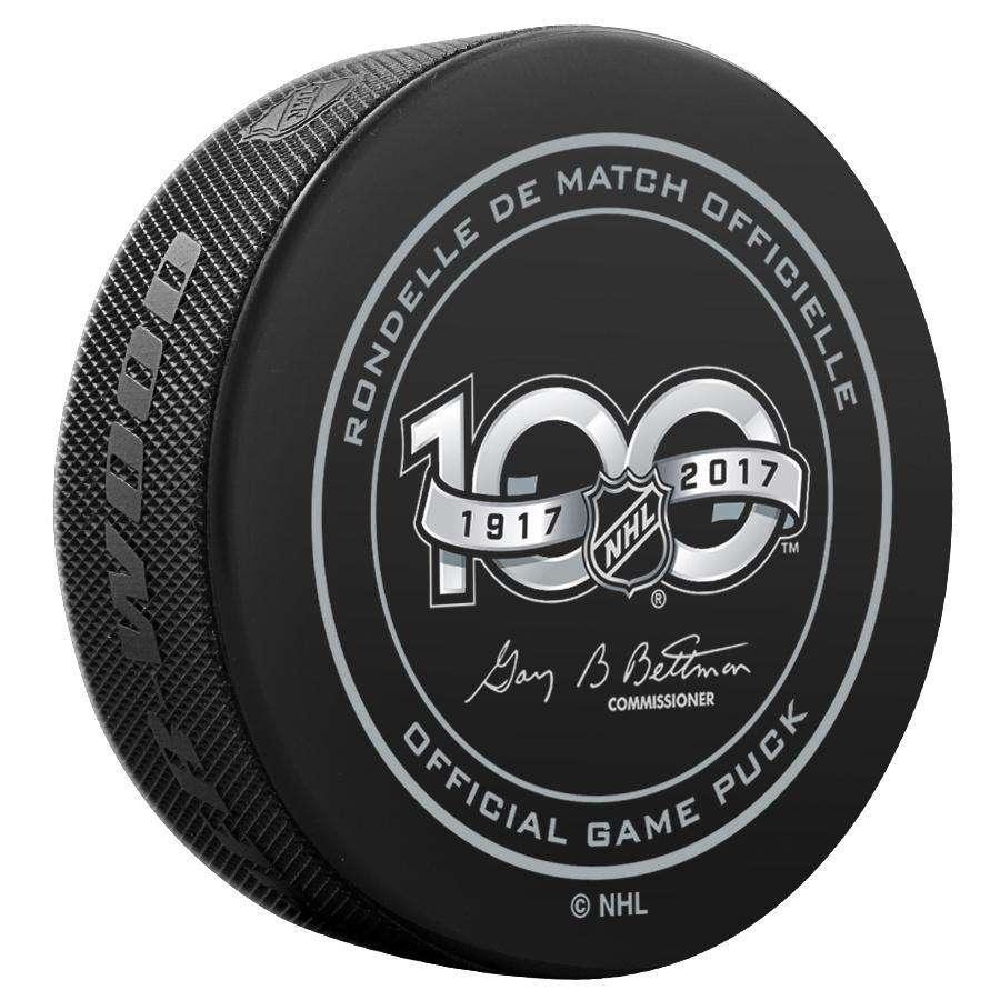 Toronto Maple Leafs Sher-Wood NHL Anniversary Puck w/Case
