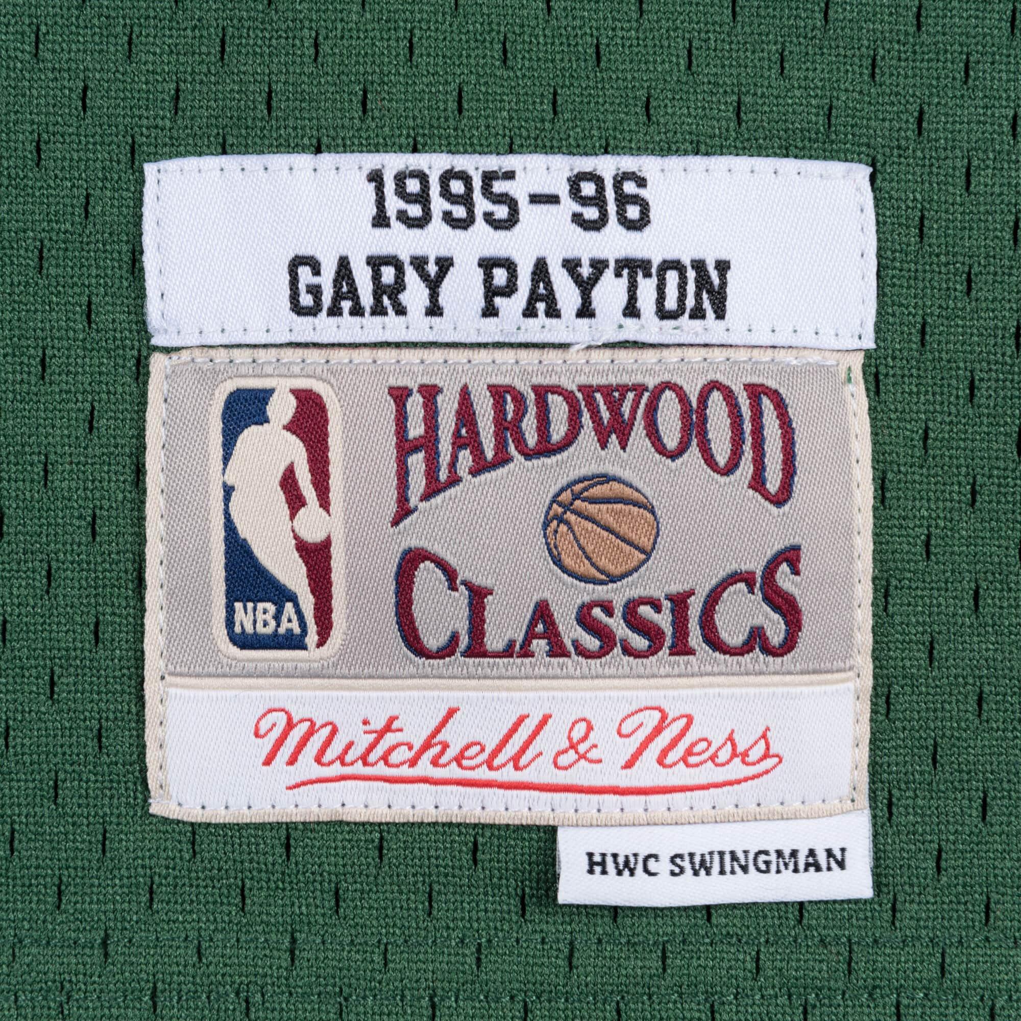 Mitchell And Ness Jerseys Gary Payton Seattle Supersonics Mitchell & Ness NBA 95-96 Swingman Jersey - Green